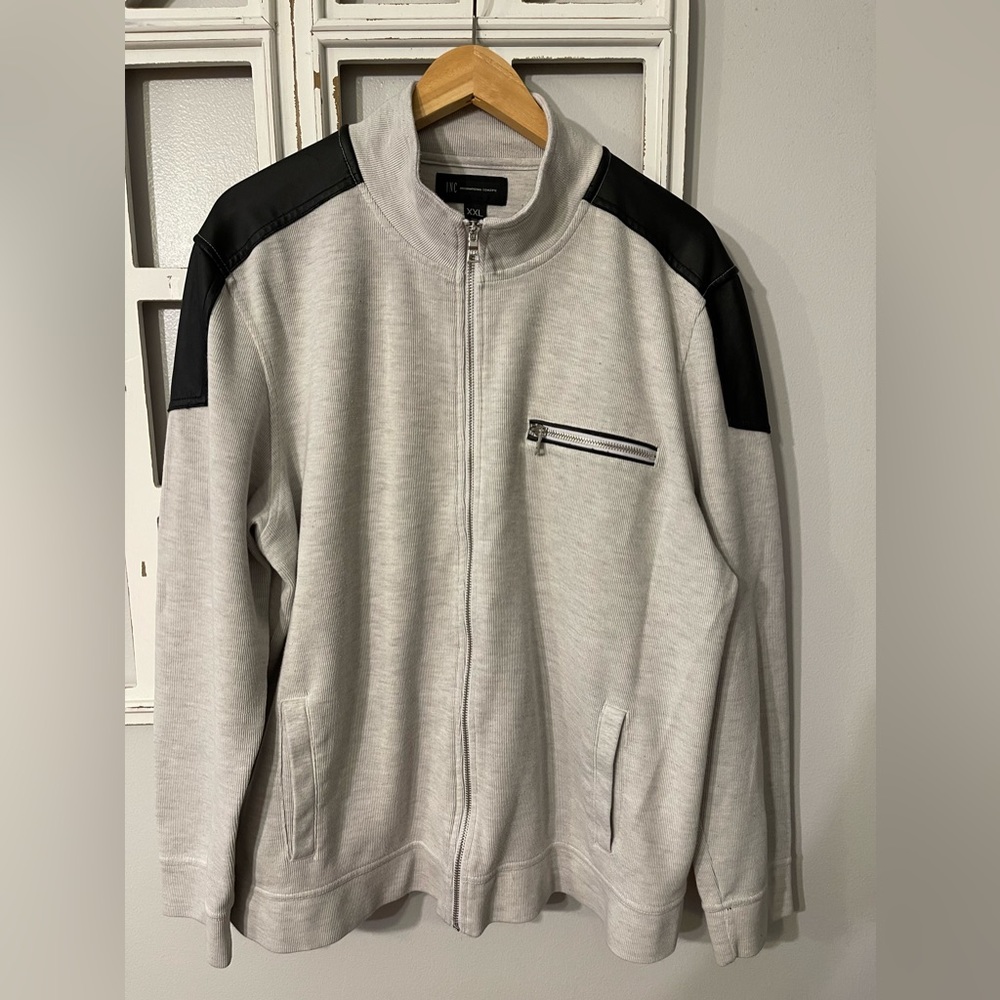 INC International Concepts Sweater w/ Zipper - Picture 7 of 13